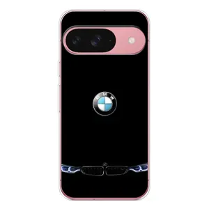 Силиконовый бампер с картинкой машины на Google Pixel 10 Pro (Черный BMW)