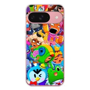 Силіконовый Чохол на Google Pixel 10 Pro з картинкою Brawl Stars (Brawl-Stars)
