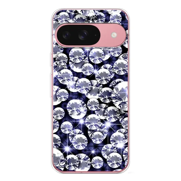 Чехол с рисунком «Бриллианты» для Google Pixel 10 Pro