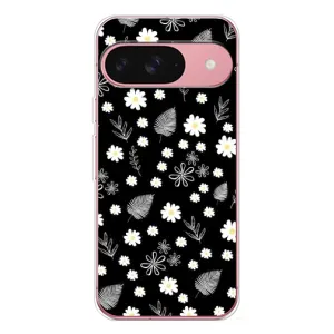 Чехлы с тематикой "ЦВЕТЫ" на Google Pixel 10 Pro (цветение на чорном)