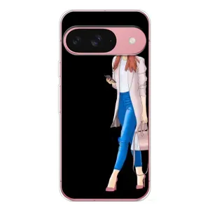 Чохол з картинкою Модні Дівчата Google Pixel 10 Pro (Дівчина з телефоном)