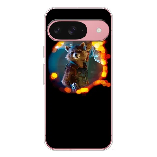 Чехол с рисунком «Енот Ракета» для Google Pixel 10 Pro