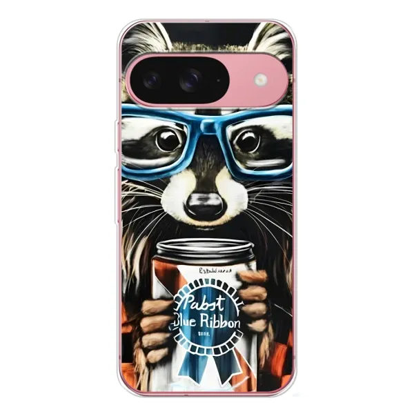 Чехол с рисунком «Енот в очках» для Google Pixel 10 Pro Чехол с рисунком «Енот в очках» для Google Pixel 10 Pro