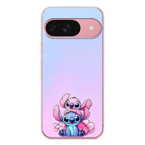 Чехол с рисунком Стич для Google Pixel 10 Pro (Энджл и Стич)