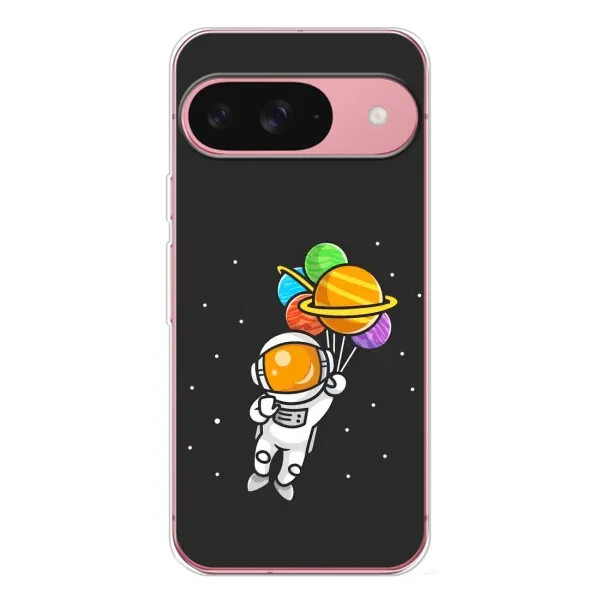 Чохол з малюнком «Космонавт з кульками» для Google Pixel 10 Pro Чохол з малюнком «Космонавт з кульками» для Google Pixel 10 Pro