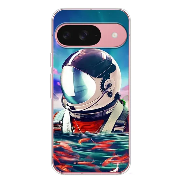 Чохол з малюнком «Космонавт у воді» для Google Pixel 10 Pro Чохол з малюнком «Космонавт у воді» для Google Pixel 10 Pro