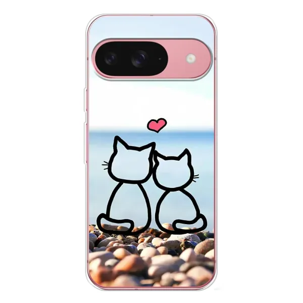 Чехол с рисунком «Котейки» для Google Pixel 10 Pro Чехол с рисунком «Котейки» для Google Pixel 10 Pro