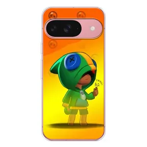 Чохол Бравл Старс для Google Pixel 10 Pro (LEON в кофті)