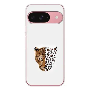 Чохол з леопардовим принтом на Google Pixel 10 Pro (Леопард на білому)