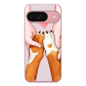Чехол (ТПУ) Милые собачки для Google Pixel 10 Pro (Любовь к собакам)