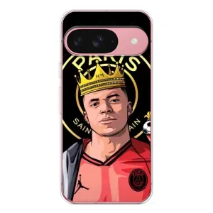 Чехол (TPU) с Футболистом на Google Pixel 10 Pro (Mbappe King)