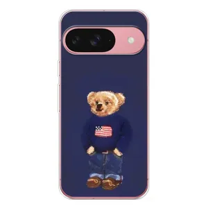 Чехлы Мишка Тедди для Пиксель 10 Про (Мишка USA)