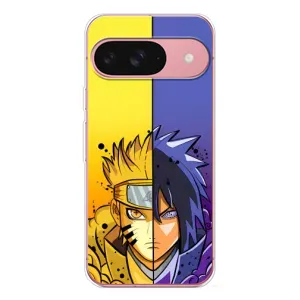 Купить Чехлы на телефон с принтом Anime для Google Pixel 10 Pro (Naruto Vs Sasuke)