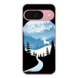 Силиконовый бампер на рождество для Google Pixel 10 Pro (Рождественский Олень)