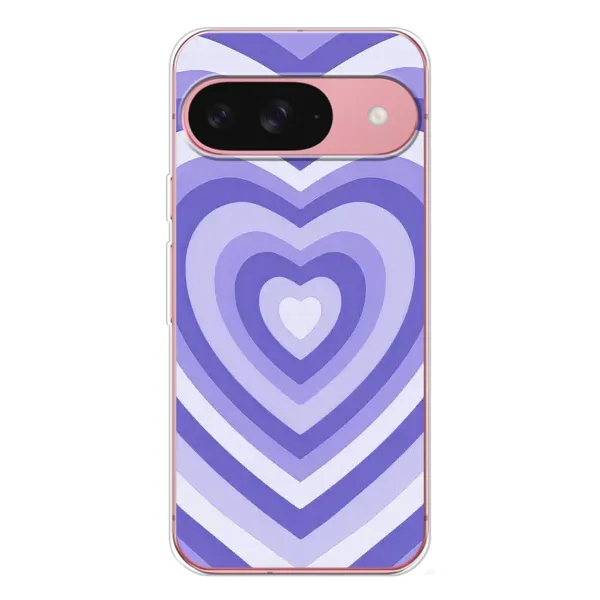 Чехол с рисунком «Сердце фиолет» для Google Pixel 10 Pro Чехол с рисунком «Сердце фиолет» для Google Pixel 10 Pro