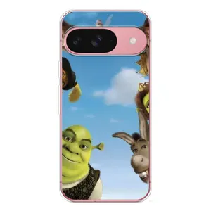 Печатный чехол с принтом Шрек для Google Pixel 10 Pro (Герои Шрек)