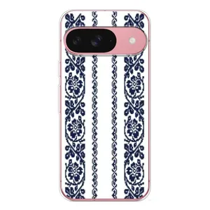 Силиконовый Чехол на Google Pixel 10 Pro с картинкой Вышиванки (Синяя вышиванка)