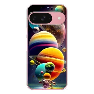 Чохол (ТПУ) з планетами на Google Pixel 10 Pro (Сонячна система)