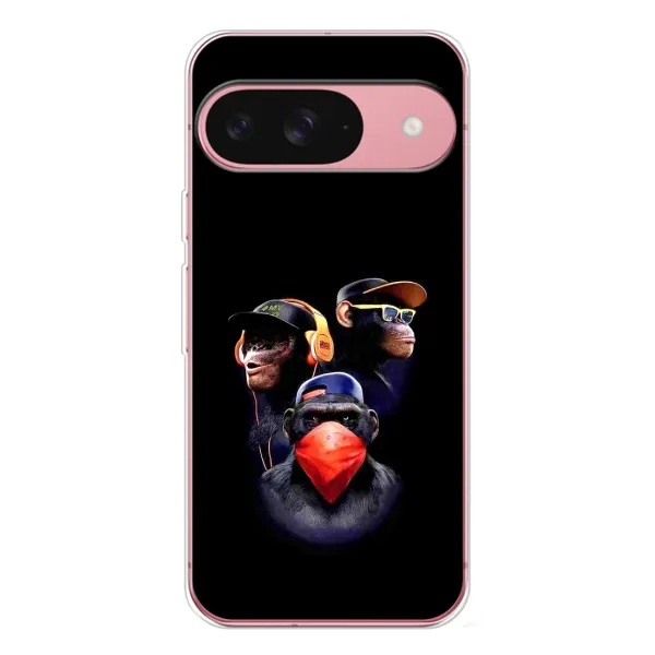 Чехол с рисунком «Три обезьяны» для Google Pixel 10 Pro