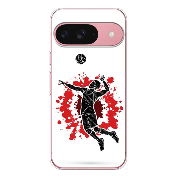 Чехол с рисунком «Волейболист» для Google Pixel 10 Pro