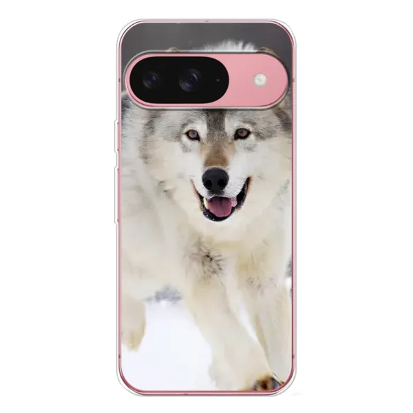 Чехол с рисунком «Волк на снегу» для Google Pixel 10 Pro Чехол с рисунком «Волк на снегу» для Google Pixel 10 Pro