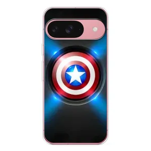 Чехол с Щитом Капитана Америки на Google Pixel 10 Pro (Яркий Щит Капитана)