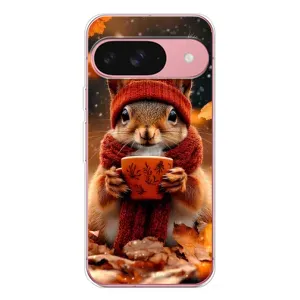 Друкований чохол 'Звірята з кавою' для Google Pixel 10 (Білка з кавою)