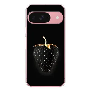 Чехол с изображением  вкусной еды для Google Pixel 10 (Чёрная клубника)