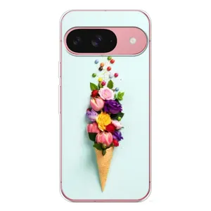 Чохли з тематикою "КВІТИ" на Google Pixel 10 (Квітка-морозиво)
