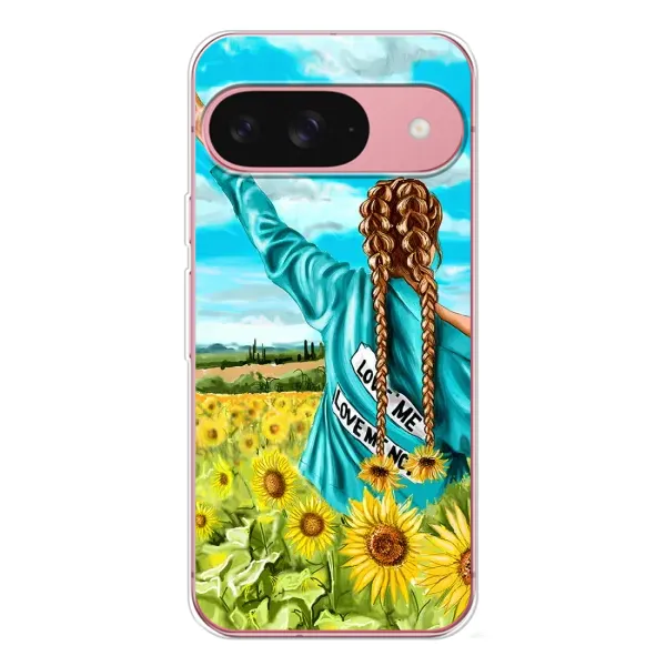 Чехол с рисунком «Девушка на поле» для Google Pixel 10