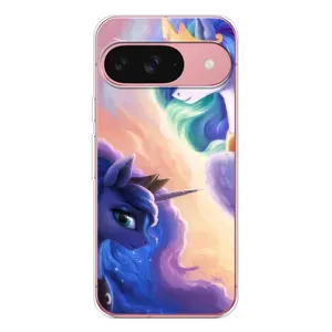 Чехол с рисунком «Единорожки на тучках» для Google Pixel 10