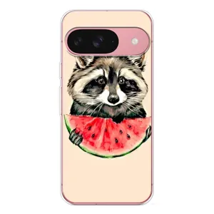 Силіконовий Чохол з Энотами  на Google Pixel 10 (Єнот)