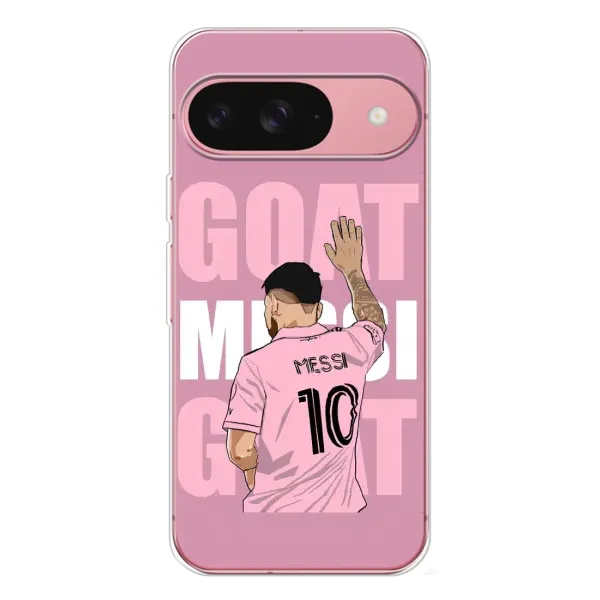 Чехол с рисунком «GOAT MESSI» для Google Pixel 10 Чехол с рисунком «GOAT MESSI» для Google Pixel 10