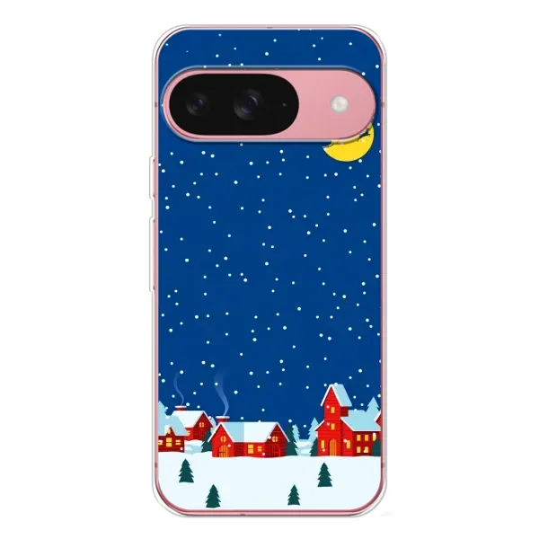 Чехол с рисунком «Город в снегу» для Google Pixel 10 Чехол с рисунком «Город в снегу» для Google Pixel 10