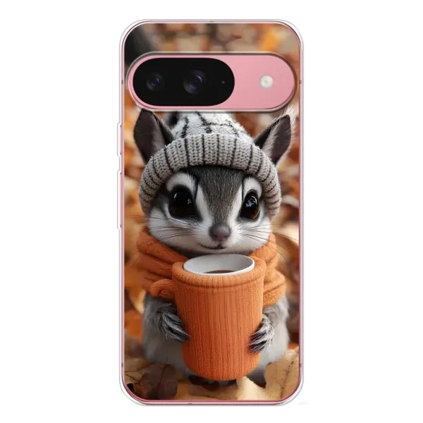 Чехол с рисунком «Грызунчик с кофе» для Google Pixel 10 Чехол с рисунком «Грызунчик с кофе» для Google Pixel 10