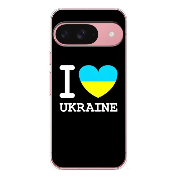 Чехол с рисунком «I Love Ukraine» для Google Pixel 10 Чехол с рисунком «I Love Ukraine» для Google Pixel 10