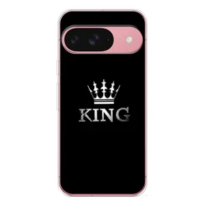 Чехол (Корона на чёрном фоне) для Пиксель 10 (KING)