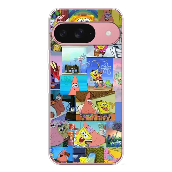 Чехол с рисунком «Комиксы Спанч Боб» для Google Pixel 10 Чехол с рисунком «Комиксы Спанч Боб» для Google Pixel 10