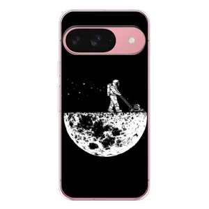 Силиконовый Чехол с принтом "Космонавты" на Google Pixel 10 (Космонавт)
