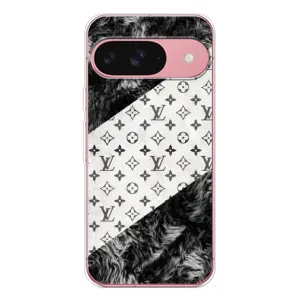 Чехол Стиль Louis Vuitton на Google Pixel 10 (LV на белом)