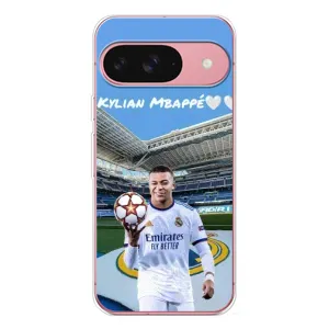 Чехол (TPU) с Футболистом на Google Pixel 10 (Mbappe Real)