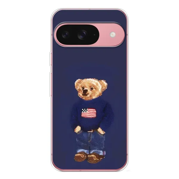 Чехол с рисунком «Мишка USA» для Google Pixel 10