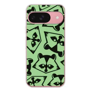 Силіконовий Чохол з Энотами  на Google Pixel 10 (Мордочки Єнота)