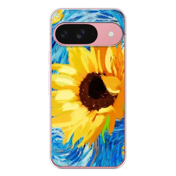 Чехол с рисунком «Подсолнух цветок» для Google Pixel 10