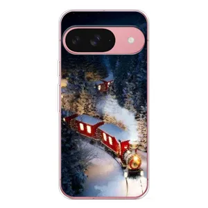 Силиконовый бампер на рождество для Google Pixel 10 (Поезд)