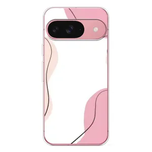 Чохол квітковий дизайн для Google Pixel 10 (Рожевий фон)