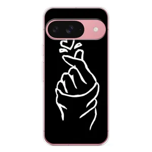 Чохол (Знак сердечка) для Google Pixel 10 (Сердечко на чорному)