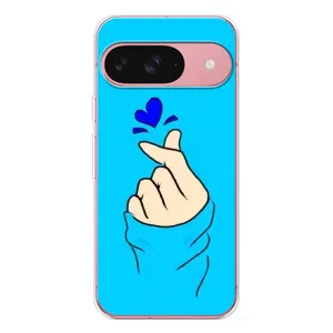 Чохол (Знак сердечка) для Google Pixel 10 (Сердечко на синоьому)
