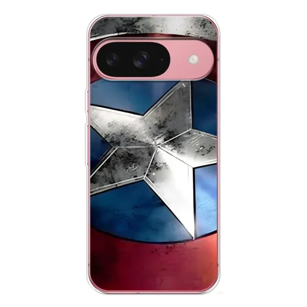 Чехол с рисунком «Щит Капитана Америки» для Google Pixel 10 Чехол с рисунком «Щит Капитана Америки» для Google Pixel 10