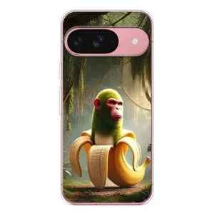 Чехол с мемами тралалело тралала для Google Pixel 10 (Шимпанзини бананини)